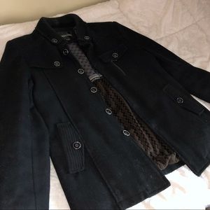 Men’s Black Business-Casual Coat